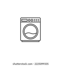 Washing Machine Icon Vector Illustration Eps10