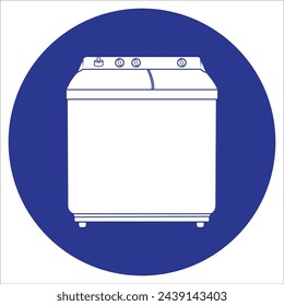 Washing machine icon vector illustration design