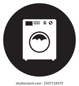 washing machine icon vector illustration symbol design