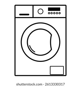 Washing machine icon vector illustration isolated on white background