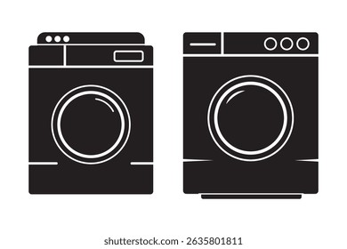 washing machine icon vector illustration eps
