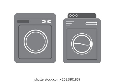 washing machine icon vector illustration eps