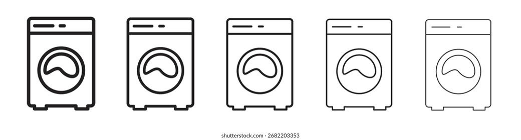 Washing machine icon vector illustration isolated