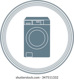 Washing machine icon , vector illustration 