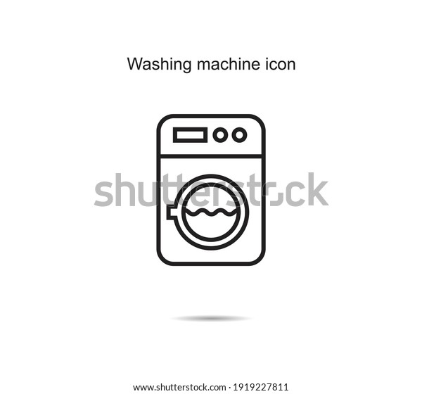 Washing machine icon vector illustration
graphic on background