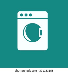 washing machine icon. Vector illustrator