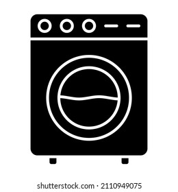 Washing Machine icon vector image. Can also be used for web apps, mobile apps and print media.