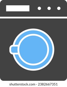 Washing Machine icon vector image. Suitable for mobile application web application and print media.