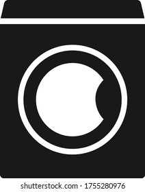 washing machine icon vector isolate