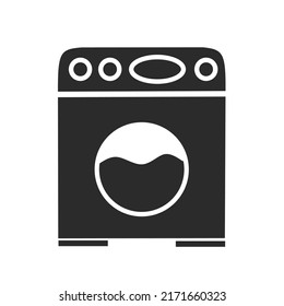 vector de icono de lavadora con diseño moderno
