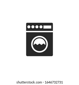 washing machine Icon vector sign isolated for graphic and web design. washing machine symbol template color editable on white background.