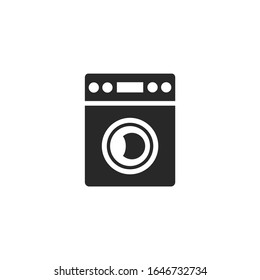 washing machine Icon vector sign isolated for graphic and web design. washing machine symbol template color editable on white background.