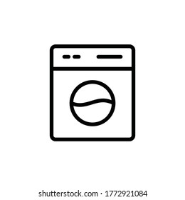 washing machine icon vector sign symbol