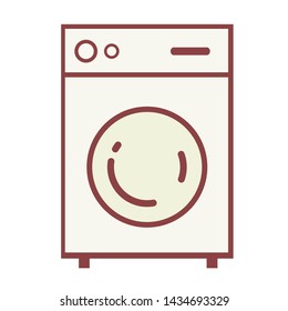 washing machine icon vector, symbol illustration.