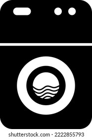 washing machine icon vector symbol template on white background..eps
