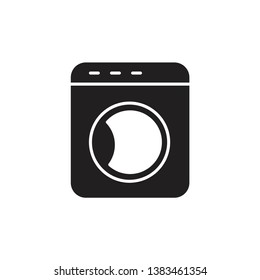washing machine icon vector template