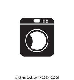 washing machine icon vector template