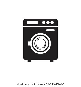 washing machine icon vector template