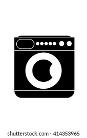 washing machine icon. washer icon