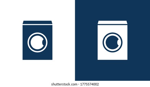 Washing machine icon for web and mobile