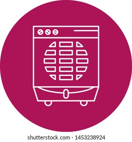 Washing machine icon for your project
