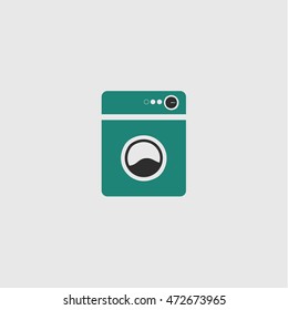 washing machine icon.flat design