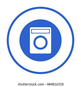 Washing machine icon,vector. Flat design.