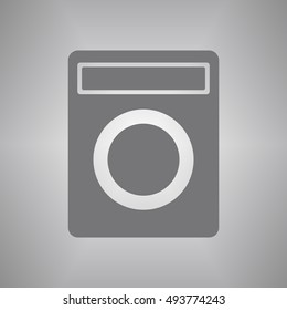 Washing machine icon,vector. Flat design.