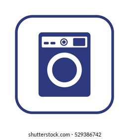 Washing machine icon,vector. Flat design.