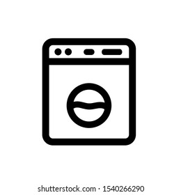 Washing machine icon,vector illustration. Flat design style. vector washing machine icon illustration isolated on White background, washing machine icon Eps10. 