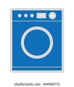 washing machine isolated icon design, vector illustration  graphic 