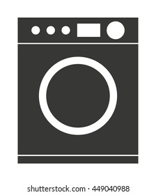 washing machine isolated icon design, vector illustration  graphic 