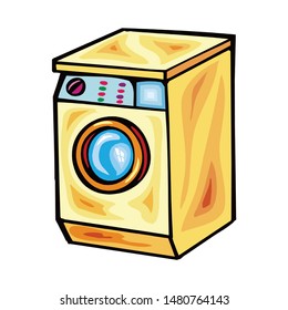 Washing Machine isolated on white background