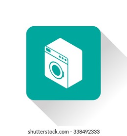 washing machine isometric 3d icon