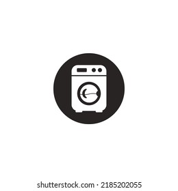 washing machine or laundry icon. vector illustration template design