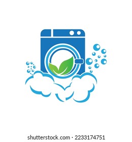 washing machine or laundry icon. vector illustration template design