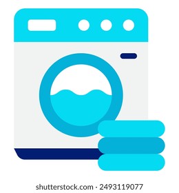 Ilustración del icono de la tienda de lavandería