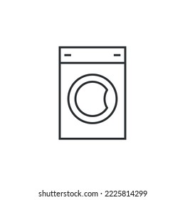 washing machine laundry vector icon