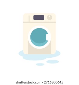 Washing machine leaking water causing household damage