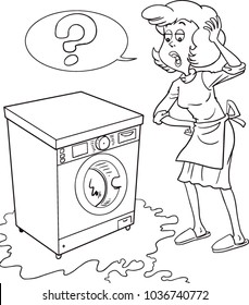 washing machine leaks
