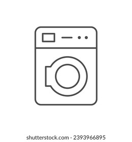 Washing machine line outline icon