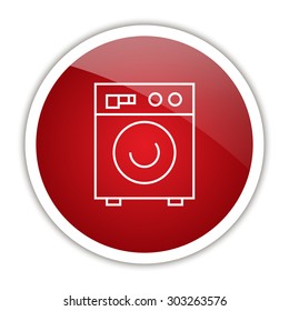 Washing machine linear icon.