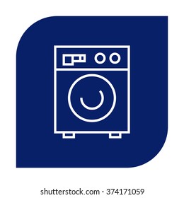 Washing machine linear icon.