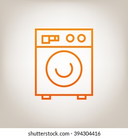 Washing machine linear icon.