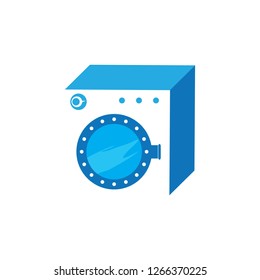 washing machine logo template
