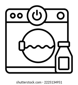 lavadora Diseño de conceptos modernos, concepto de ilustración vectorial de calidad superior. Símbolo vector.