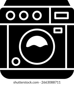 Lavadora Nuevo Vector de diseño de iconos creativos