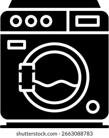 Lavadora Nuevo Vector de diseño de iconos creativos