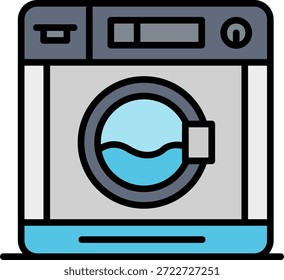 Lavadora Nuevo Vector de diseño de iconos creativos