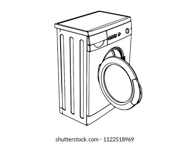 washing machine outline